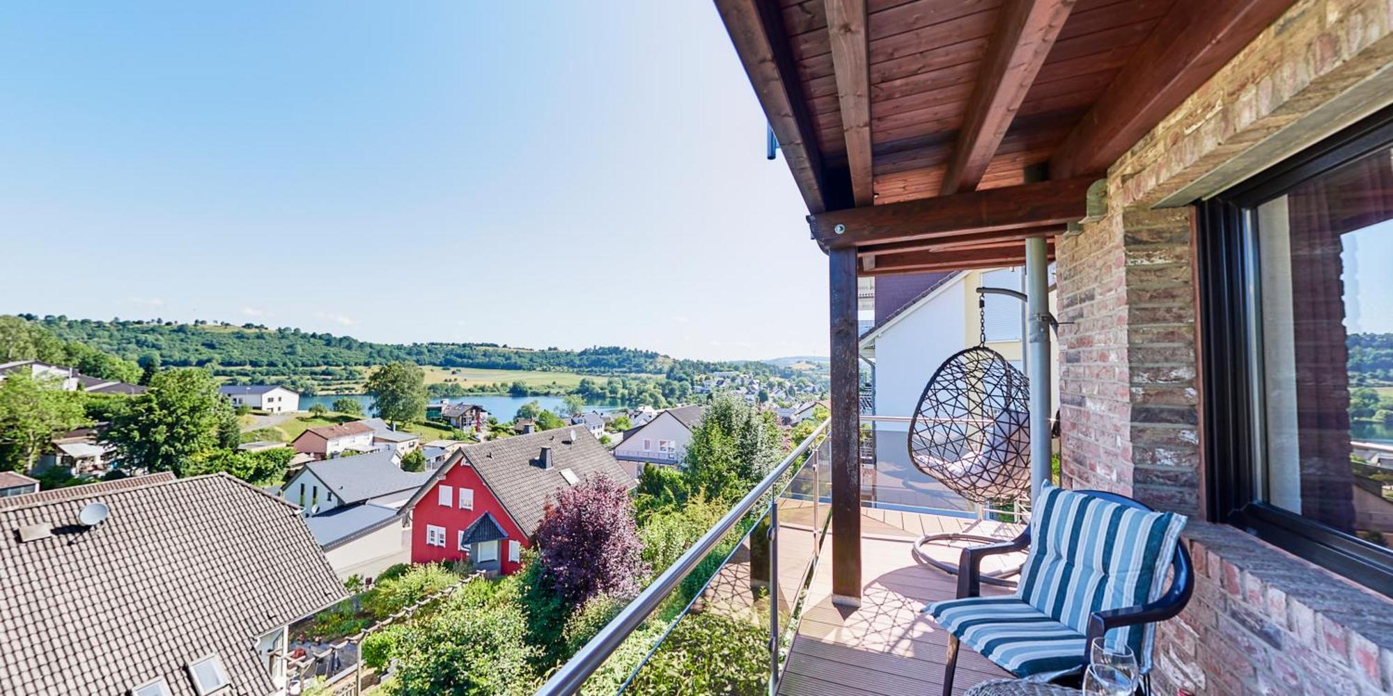 Ferienwohnung Seeblick Schalkenmehren Exteriör bild