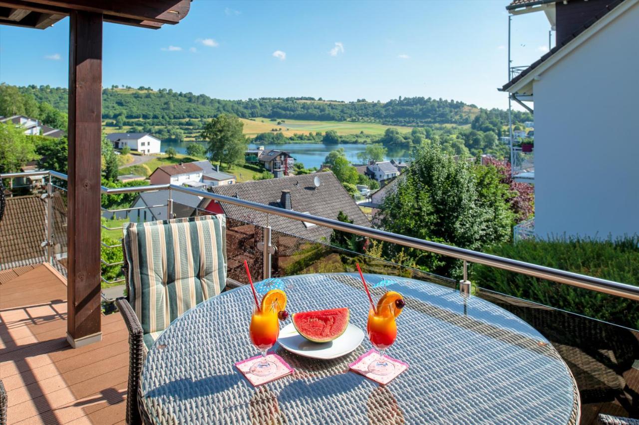 Ferienwohnung Seeblick Schalkenmehren Exteriör bild